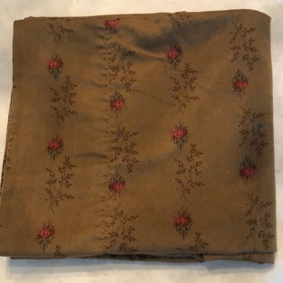 🌹Ralph Lauren Formal Garden Brown vintage standard size pillowcase - Picture 1 of 6